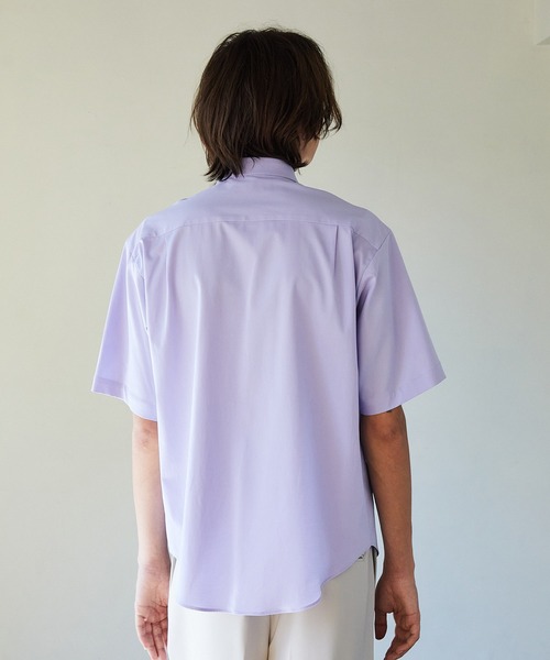 UNITED TOKYO（ユナイテッドトウキョウ）の「HI-STRETCH レギュラーSH（シャツ/ブラウス・メンズ・ホワイト/パープル/ネイビー・1/2/3）」の7枚目の写真