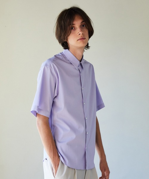 UNITED TOKYO（ユナイテッドトウキョウ）の「HI-STRETCH レギュラーSH（シャツ/ブラウス・メンズ・ホワイト/パープル/ネイビー・1/2/3）」の9枚目の写真