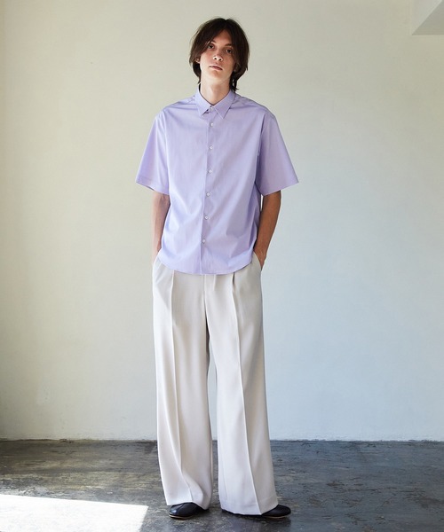 UNITED TOKYO（ユナイテッドトウキョウ）の「HI-STRETCH レギュラーSH（シャツ/ブラウス・メンズ・ホワイト/パープル/ネイビー・1/2/3）」の10枚目の写真