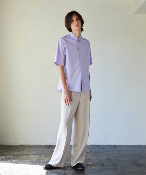 UNITED TOKYO（ユナイテッドトウキョウ）の「HI-STRETCH レギュラーSH（シャツ/ブラウス・メンズ・ホワイト/パープル/ネイビー・1/2/3）」の11枚目の写真