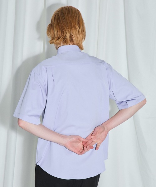 UNITED TOKYO（ユナイテッドトウキョウ）の「HI-STRETCH レギュラーSH（シャツ/ブラウス・メンズ・ホワイト/パープル/ネイビー・1/2/3）」の16枚目の写真