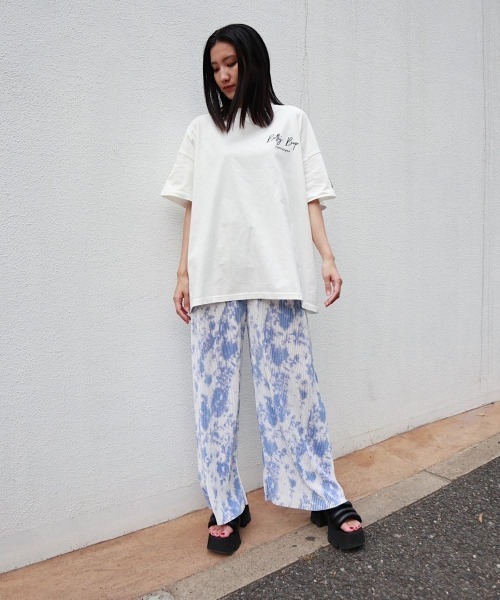 FIG&VIPER(フィグアンドバイパー)の「タイダイプリーツPT(その他パンツ・レディース・ブラック/ピンク/ブルー・FREE)」の17枚目の写真