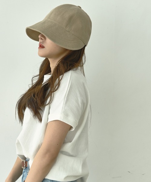 me+em select(ミームセレクト)の「つば広バケハキャップ(ハット・レディース・ミント/ベージュ/ピンク/ブラック/ブルー/アイボリー・FREE)」の1枚目の写真