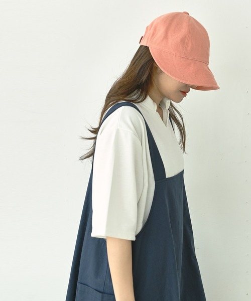 me+em select(ミームセレクト)の「つば広バケハキャップ(ハット・レディース・ミント/ベージュ/ピンク/ブラック/ブルー/アイボリー・FREE)」の2枚目の写真