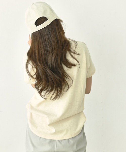 me+em select(ミームセレクト)の「つば広バケハキャップ(ハット・レディース・ミント/ベージュ/ピンク/ブラック/ブルー/アイボリー・FREE)」の15枚目の写真