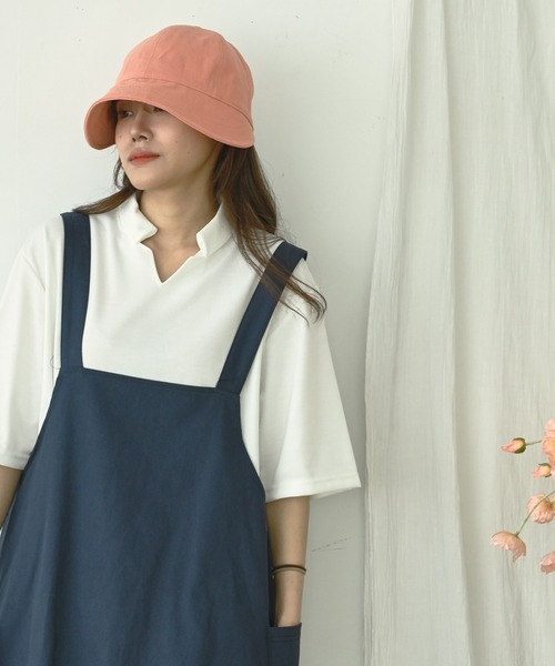 me+em select(ミームセレクト)の「つば広バケハキャップ(ハット・レディース・ミント/ベージュ/ピンク/ブラック/ブルー/アイボリー・FREE)」の16枚目の写真