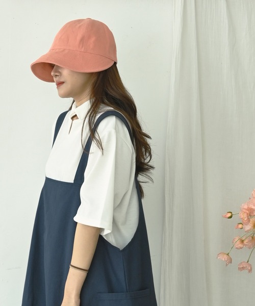 me+em select(ミームセレクト)の「つば広バケハキャップ(ハット・レディース・ミント/ベージュ/ピンク/ブラック/ブルー/アイボリー・FREE)」の17枚目の写真