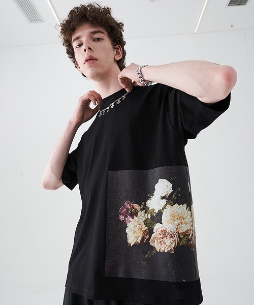 HARSH AND CRUEL（ハーシュアンドクルーエル）の「【Harsh and Cruel】 Graphic Art Print A Top HC21S06（Tシャツ/カットソー・メンズ・ホワイト/ブラック・M/L/XL）」の2枚目の写真