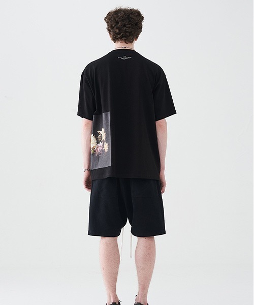 HARSH AND CRUEL（ハーシュアンドクルーエル）の「【Harsh and Cruel】 Graphic Art Print A Top HC21S06（Tシャツ/カットソー・メンズ・ホワイト/ブラック・M/L/XL）」の4枚目の写真