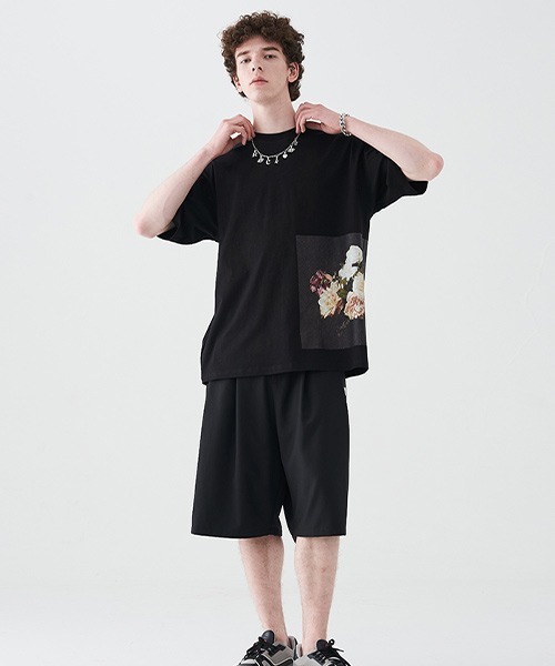 HARSH AND CRUEL（ハーシュアンドクルーエル）の「【Harsh and Cruel】 Graphic Art Print A Top HC21S06（Tシャツ/カットソー・メンズ・ホワイト/ブラック・M/L/XL）」の5枚目の写真