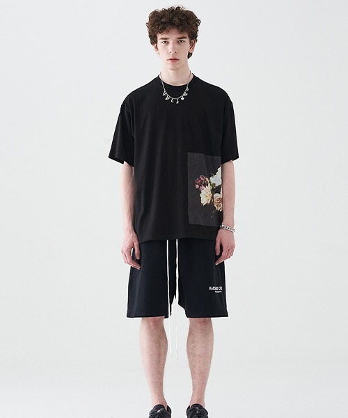 HARSH AND CRUEL（ハーシュアンドクルーエル）の「【Harsh and Cruel】 Graphic Art Print A Top HC21S06（Tシャツ/カットソー・メンズ・ホワイト/ブラック・M/L/XL）」の6枚目の写真