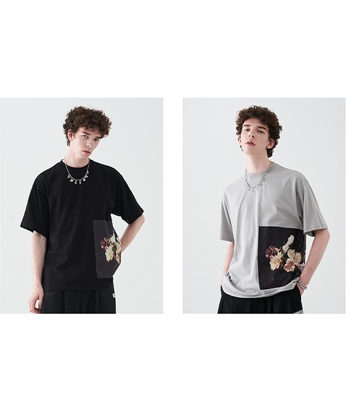 HARSH AND CRUEL（ハーシュアンドクルーエル）の「【Harsh and Cruel】 Graphic Art Print A Top HC21S06（Tシャツ/カットソー・メンズ・ホワイト/ブラック・M/L/XL）」の12枚目の写真