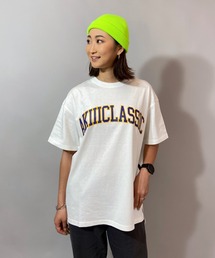 【ムラサキスポーツ別注】AKIIICLASSIC/アキクラシック ビッグシルエットロゴTシャツ SAK-2143
