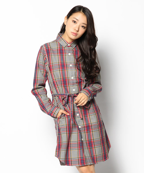 Kastane（カスタネ）の「【Kastane】シャツワンピース（ワンピース・レディース・ネイビー/グレー/ホワイト/その他20・FREE）」の5枚目の写真