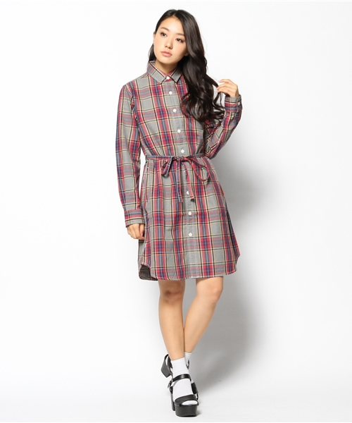 Kastane（カスタネ）の「【Kastane】シャツワンピース（ワンピース・レディース・ネイビー/グレー/ホワイト/その他20・FREE）」の14枚目の写真