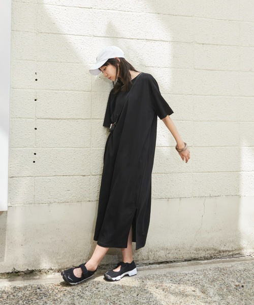 Auntie Rosa Holiday(アンティローザホリデー)の「バックギャザーカノコワンピース(ワンピース・レディース・ホワイト/カーキ/ブラック・FREE)」の12枚目の写真