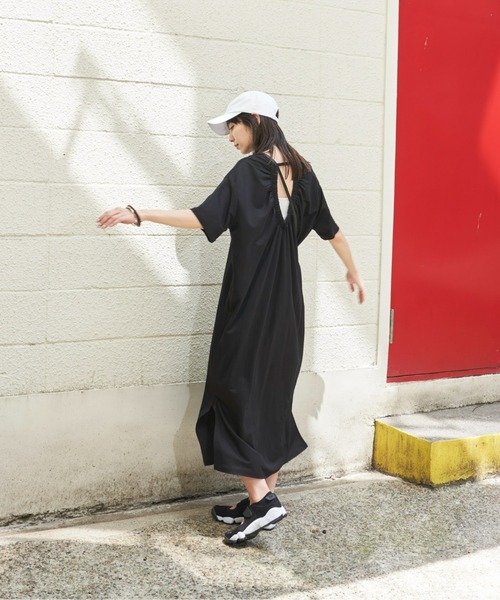 Auntie Rosa Holiday(アンティローザホリデー)の「バックギャザーカノコワンピース(ワンピース・レディース・ホワイト/カーキ/ブラック・FREE)」の16枚目の写真