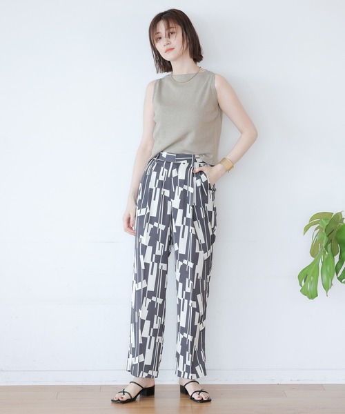 A part by（アパートバイ）の「14GVisPoショートノースリーブ　952603（タンクトップ・レディース・ブラック/グレー系その他2・FREE）」の7枚目の写真