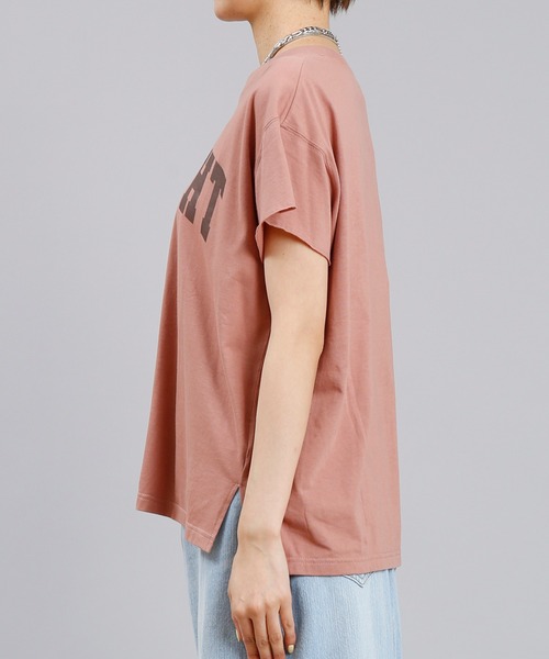 DouDou(ドゥドゥ)の「UTRECHT ロゴT(Tシャツ/カットソー・レディース・オフホワイト/チャコールグレー/ピンク・FREE)」の17枚目の写真