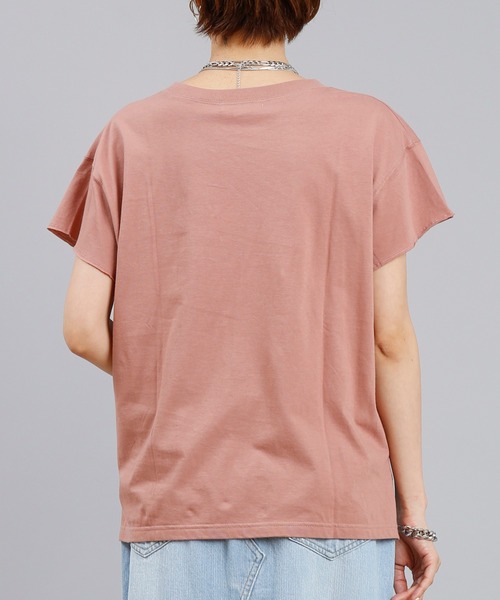 DouDou(ドゥドゥ)の「UTRECHT ロゴT(Tシャツ/カットソー・レディース・オフホワイト/チャコールグレー/ピンク・FREE)」の8枚目の写真