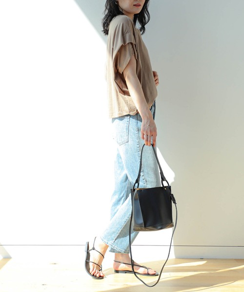 BEAMS HEART（ビームスハート）の「ビッグタック プルオーバー（Tシャツ/カットソー・レディース・ベージュ/オフホワイト/チャコールグレー/ブルー/グリーン系その他/ミント/サックスブルー・FREE）」の13枚目の写真