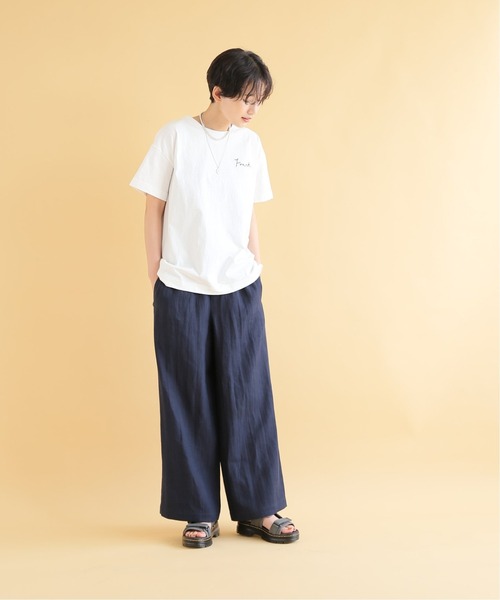 とも journalstandard luxe リネンヘリンカーゴパンツ JOURNAL STANDARD（ジャーナルスタンダード）の「リネンランダム