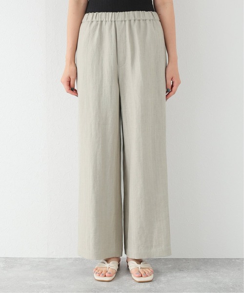 JOURNAL STANDARD（ジャーナルスタンダード）の「リネンランダムヘリンイージーパンツ（その他パンツ・レディース・ネイビー/カーキ/アイボリー・40/38/36）」の13枚目の写真