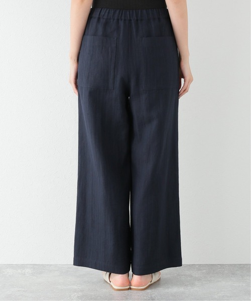 JOURNAL STANDARD（ジャーナルスタンダード）の「リネンランダムヘリンイージーパンツ（その他パンツ・レディース・ネイビー/カーキ/アイボリー・40/38/36）」の16枚目の写真