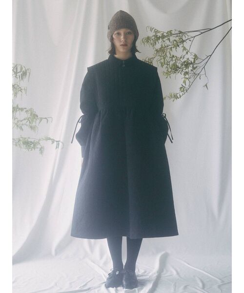 merry jenny（メリージェニー）の「flowerキルトフレアワンピース（ワンピース・レディース・アイボリー/ブラック/ブルー・FREE）」の4枚目の写真