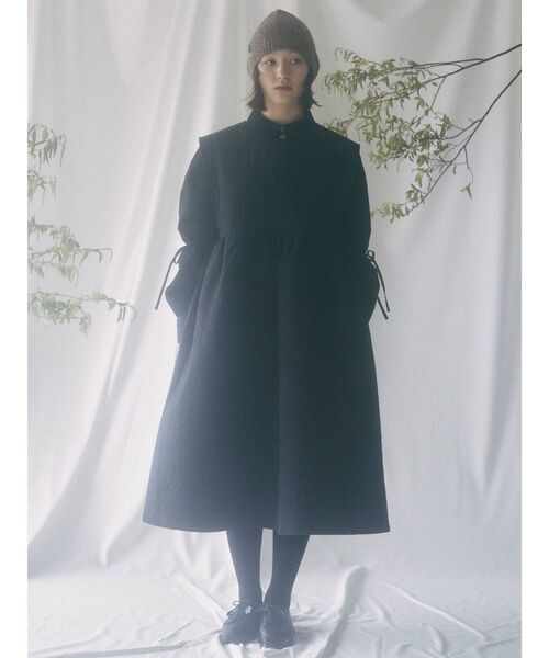 merry jenny（メリージェニー）の「flowerキルトフレアワンピース（ワンピース・レディース・アイボリー/ブラック/ブルー・FREE）」の7枚目の写真