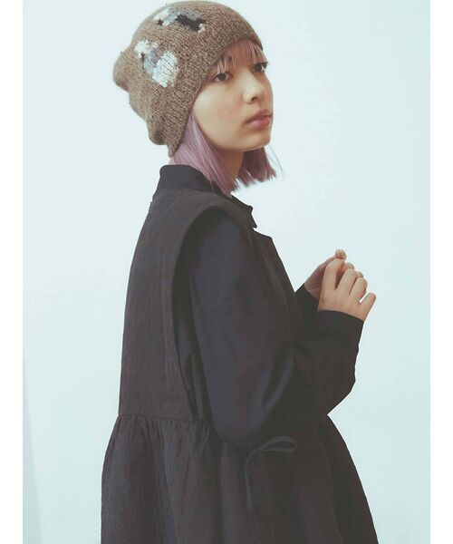 merry jenny（メリージェニー）の「flowerキルトフレアワンピース（ワンピース・レディース・アイボリー/ブラック/ブルー・FREE）」の13枚目の写真