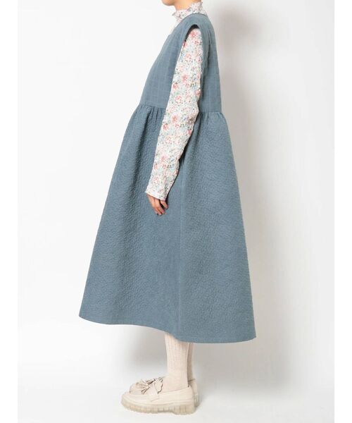 merry jenny（メリージェニー）の「flowerキルトフレアワンピース（ワンピース・レディース・アイボリー/ブラック/ブルー・FREE）」の16枚目の写真