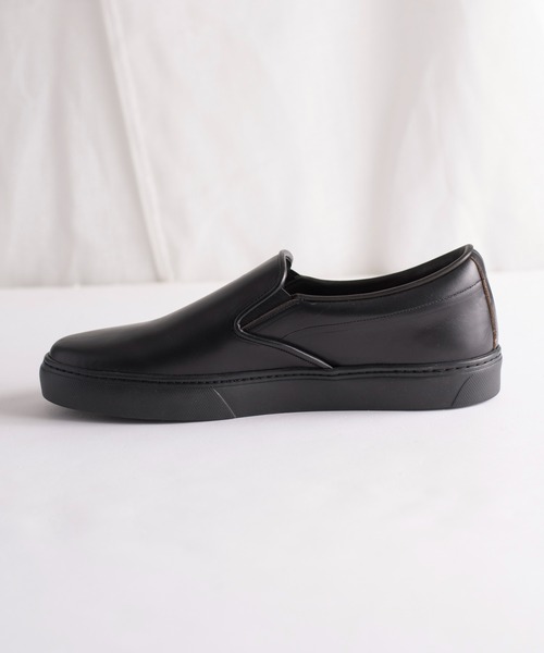 TOSS（トス）の「TOSS トス / Lance ランス レザーサイドゴアスリッポン ホーウィン / TS149-6B（スリッポン・メンズ・ブラック・9/8/10/7）」の4枚目の写真