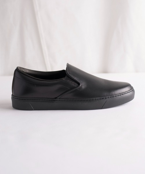 TOSS（トス）の「TOSS トス / Lance ランス レザーサイドゴアスリッポン ホーウィン / TS149-6B（スリッポン・メンズ・ブラック・9/8/10/7）」の5枚目の写真