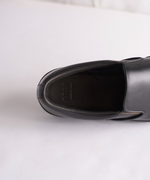TOSS（トス）の「TOSS トス / Lance ランス レザーサイドゴアスリッポン ホーウィン / TS149-6B（スリッポン・メンズ・ブラック・9/8/10/7）」の11枚目の写真