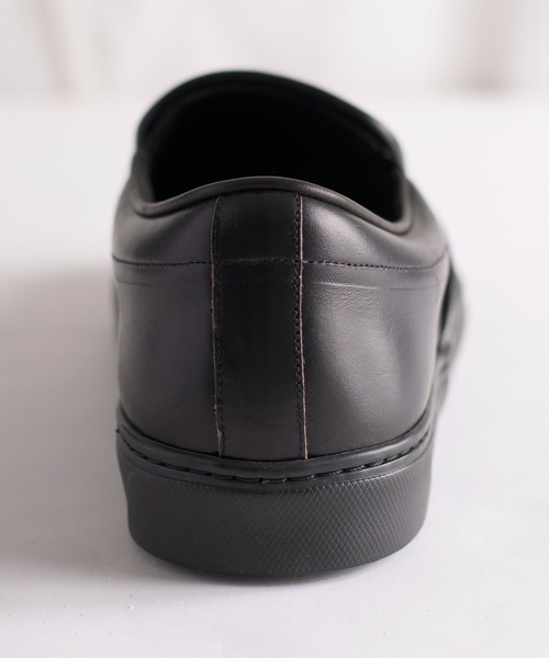 TOSS（トス）の「TOSS トス / Lance ランス レザーサイドゴアスリッポン ホーウィン / TS149-6B（スリッポン・メンズ・ブラック・9/8/10/7）」の12枚目の写真