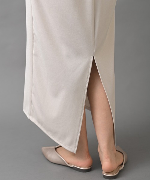 R・P・S pura(アールピーエスピューラ)の「【WEB限定】pura BACKスリットノースリーブワンピース(ワンピース・レディース・ブラック/グリーン/ライトベージュ・フリー)」の20枚目の写真