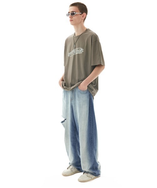 SCULPTOR（スカルプター）の「3D LOGO TEE/3DロゴTシャツ（Tシャツ/カットソー・レディース・モカ/ブラック/ホワイト・MEDIUM/LARGE/X-LARGE/SMALL）」の21枚目の写真