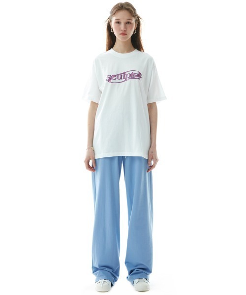 SCULPTOR（スカルプター）の「3D LOGO TEE/3DロゴTシャツ（Tシャツ/カットソー・レディース・モカ/ブラック/ホワイト・MEDIUM/LARGE/X-LARGE/SMALL）」の6枚目の写真