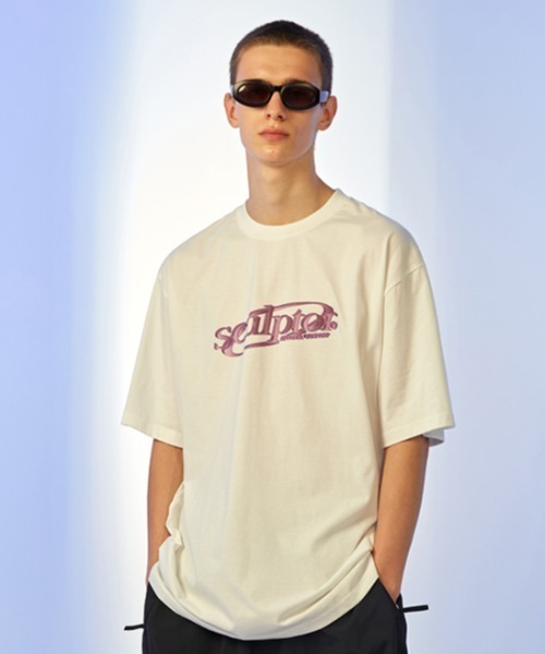 SCULPTOR（スカルプター）の「3D LOGO TEE/3DロゴTシャツ（Tシャツ/カットソー・レディース・モカ/ブラック/ホワイト・MEDIUM/LARGE/X-LARGE/SMALL）」の9枚目の写真