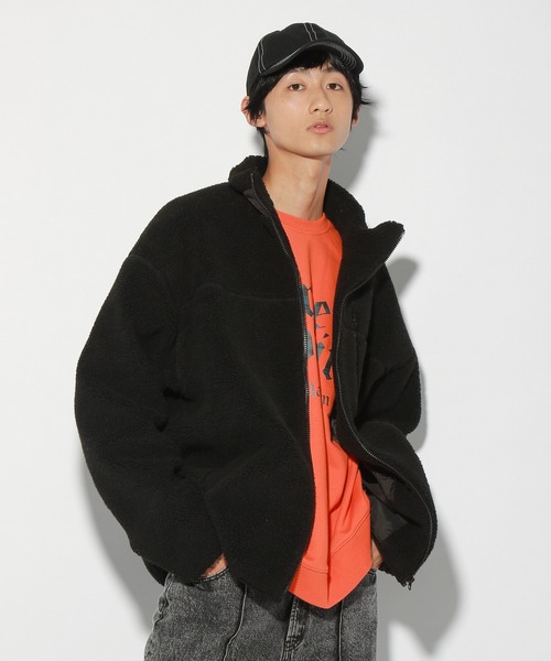 PBLIM(ページボーイリム)の「【PAGEBOYLIM】ボアブルゾン(ブルゾン・レディース・ブラック/アイボリー/レオパード・MEDIUM/LARGE)」の14枚目の写真