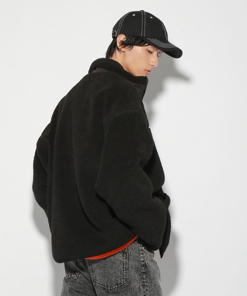 PBLIM(ページボーイリム)の「【PAGEBOYLIM】ボアブルゾン(ブルゾン・レディース・ブラック/アイボリー/レオパード・MEDIUM/LARGE)」の16枚目の写真