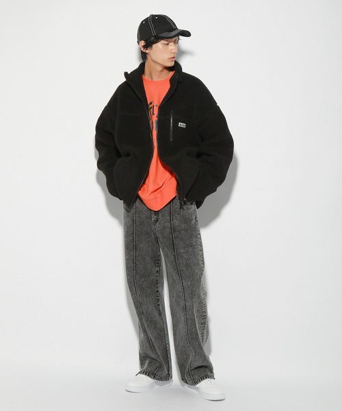 PBLIM(ページボーイリム)の「【PAGEBOYLIM】ボアブルゾン(ブルゾン・レディース・ブラック/アイボリー/レオパード・MEDIUM/LARGE)」の18枚目の写真