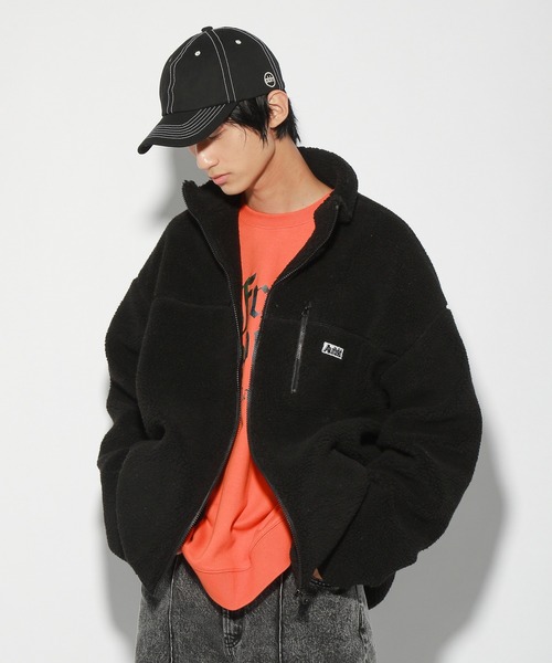 PBLIM(ページボーイリム)の「【PAGEBOYLIM】ボアブルゾン(ブルゾン・レディース・ブラック/アイボリー/レオパード・MEDIUM/LARGE)」の20枚目の写真