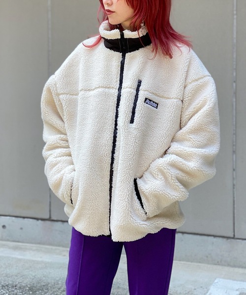 PBLIM(ページボーイリム)の「【PAGEBOYLIM】ボアブルゾン(ブルゾン・レディース・ブラック/アイボリー/レオパード・MEDIUM/LARGE)」の22枚目の写真