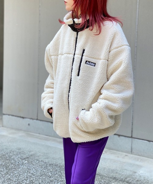 PBLIM(ページボーイリム)の「【PAGEBOYLIM】ボアブルゾン(ブルゾン・レディース・ブラック/アイボリー/レオパード・MEDIUM/LARGE)」の13枚目の写真