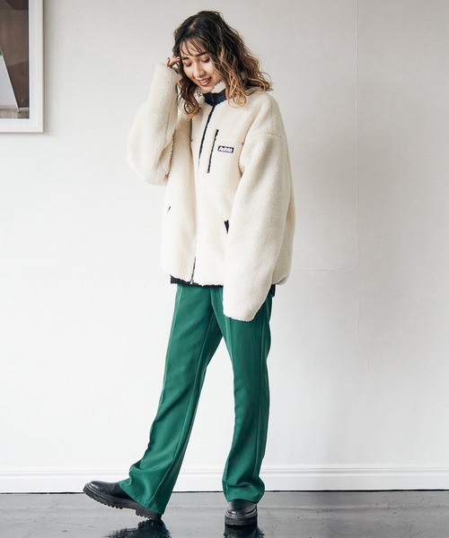 PBLIM(ページボーイリム)の「【PAGEBOYLIM】ボアブルゾン(ブルゾン・レディース・ブラック/アイボリー/レオパード・MEDIUM/LARGE)」の10枚目の写真