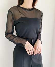 CLEA | メッシュシアートップス(Tシャツ/カットソー)