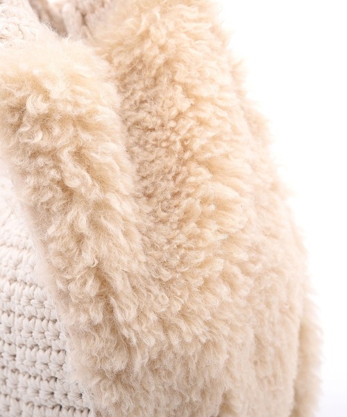 Laugoa（ラウゴア）の「LOWN（トートバッグ・レディース・ブラック/アイボリー・9）」の14枚目の写真