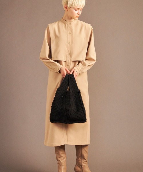 Laugoa（ラウゴア）の「LOWN（トートバッグ・レディース・ブラック/アイボリー・9）」の8枚目の写真